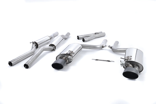 Milltek Sport Resonated and Valved Cat-Back Exhaust - Audi B7 RS4