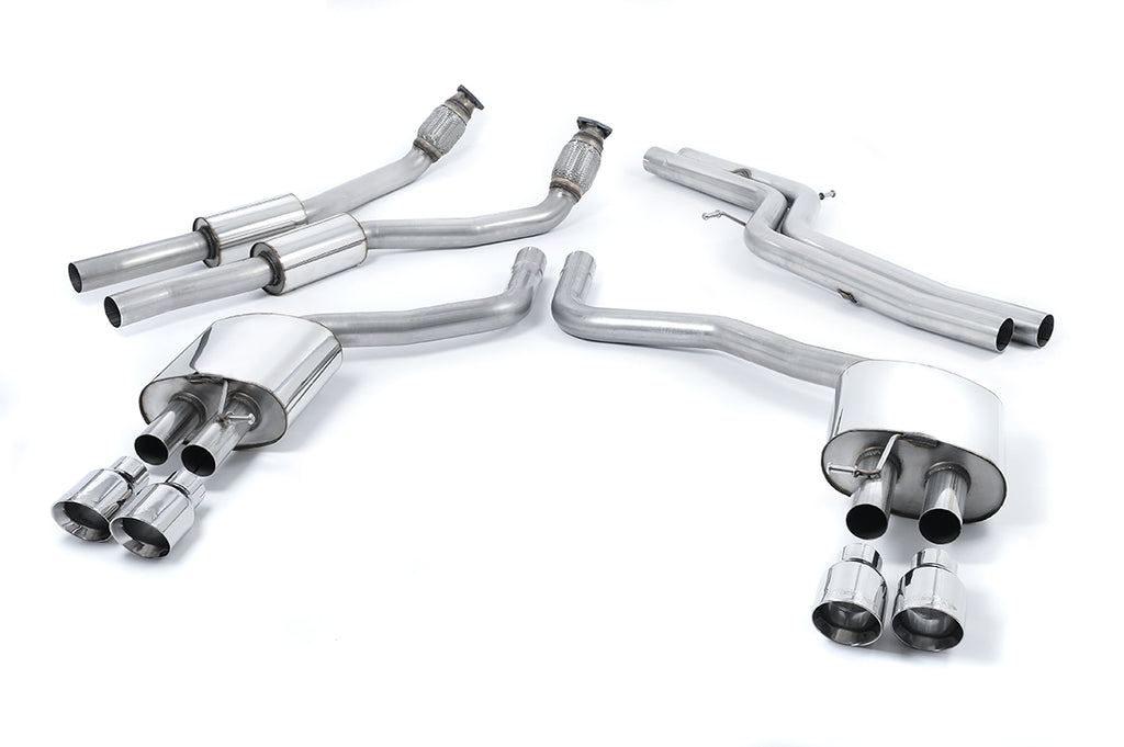 Milltek Sport Audi C7 S6/S7 Non-valved Non-Resonated Catback Exhaust