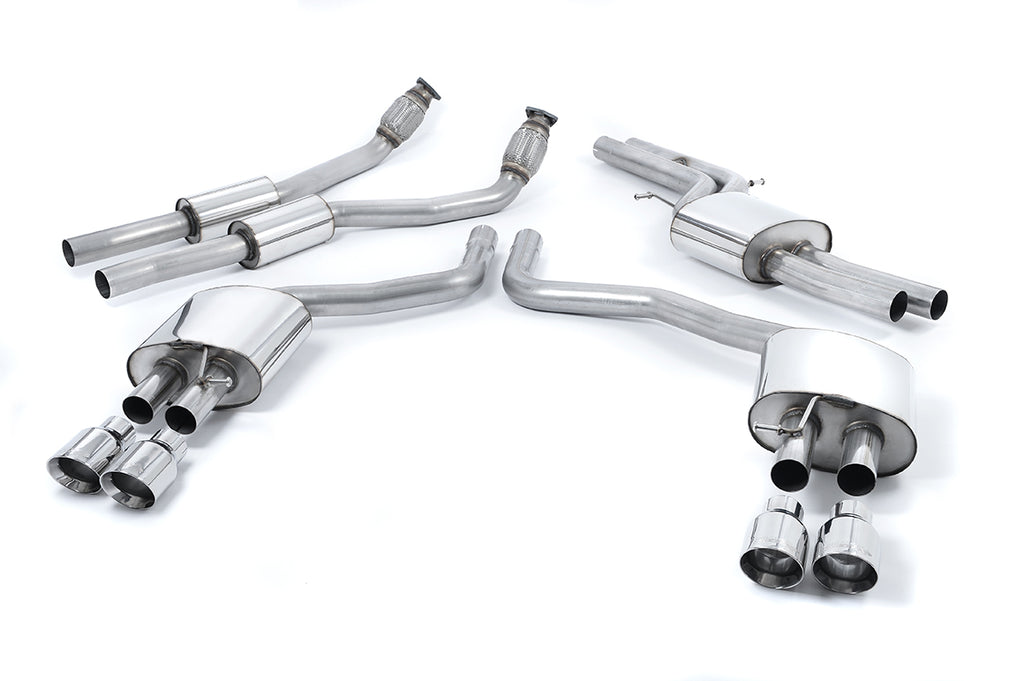 Milltek Sport Audi C7 S6/S7 Non-valved Resonated Catback Exhaust