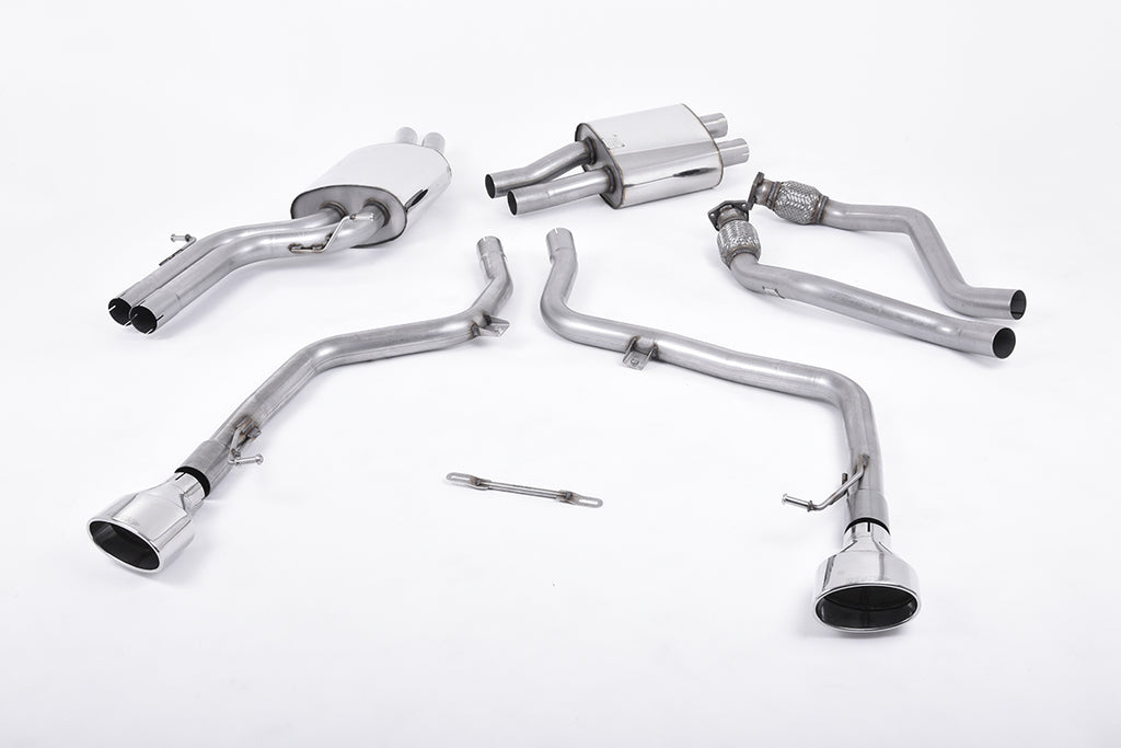 Milltek Sport Audi B8 S5 Coupe/Cabriolet S-Tronic Race Catback Exhaust