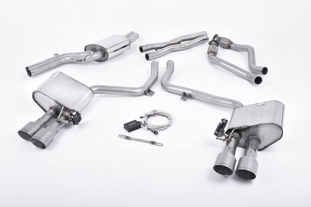 Milltek Sport Audi B8.5 S5 Coupe/Cabriolet S-Tronic Race Catback Exhaust