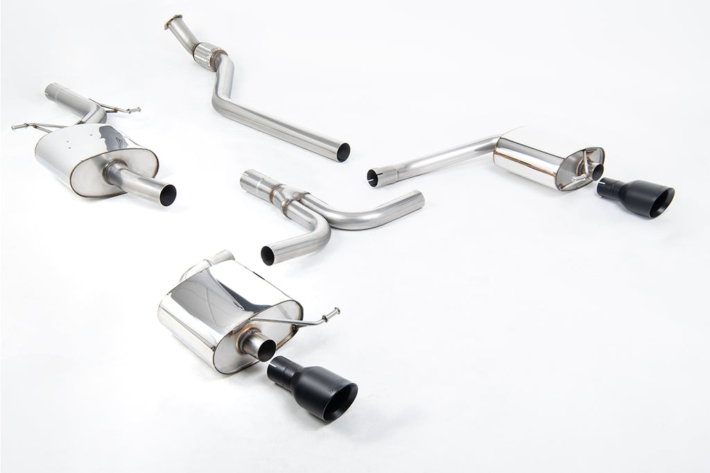 Milltek Sport Audi B8 A4 2.0T Resonated Dual Outlet Catback Exhaust