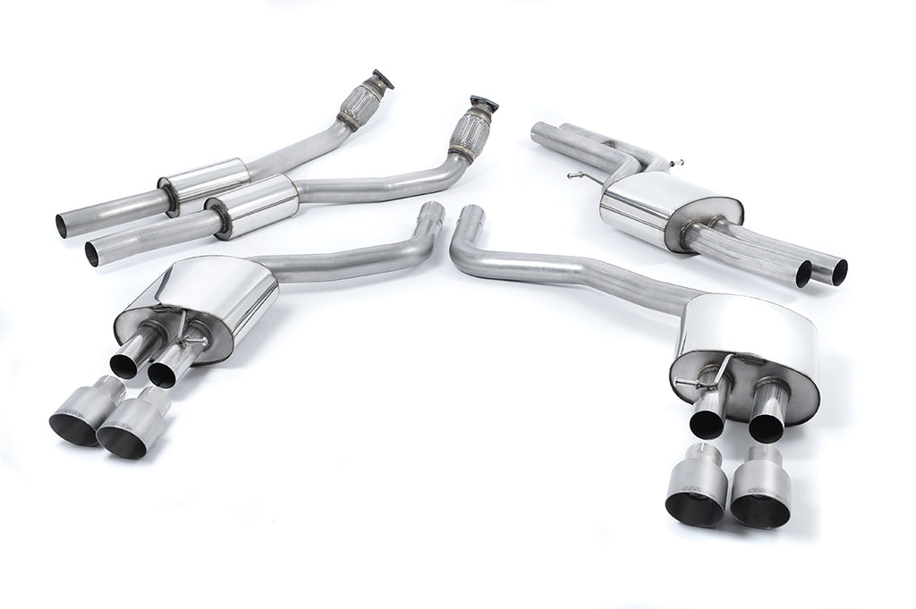 Milltek Sport Audi D4 S8 Non-Resonated Catback Exhaust