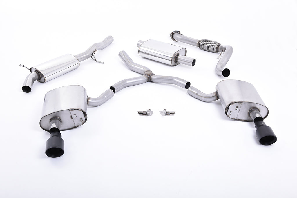 Milltek Sport Audi B9 A4 2.0T Resonated Catback Exhaust