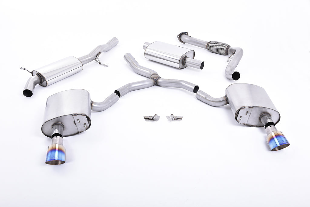 Milltek Sport Audi B9 A4 2.0T Resonated Catback Exhaust