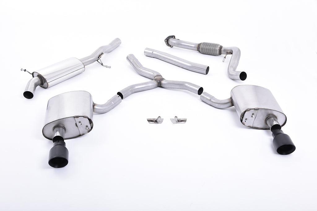 Milltek Sport Audi B9 A4 2.0T Road+ Partially Resonated Catback Exhaust