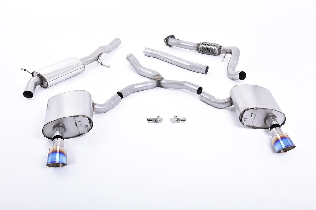 Milltek Sport Audi B9 A4 2.0T Road+ Partially Resonated Catback Exhaust