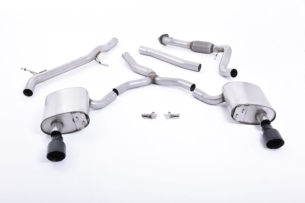 Milltek Sport Audi B9 A4 2.0T Non-Resonated Catback Exhaust