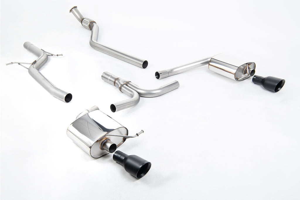 Milltek Sport Audi B8 A4 2.0T Non-Resonated Dual Outlet Catback Exhaust