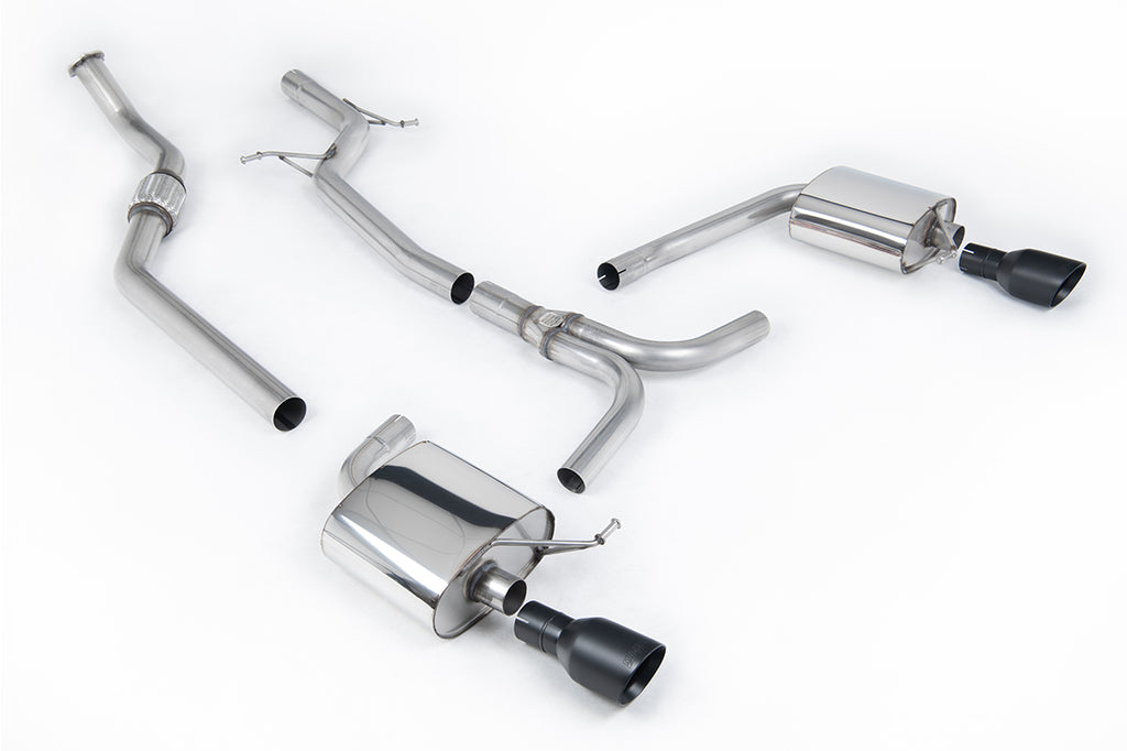 Milltek Sport Audi B8 A4 2.0T Non-Resonated Dual Outlet Catback Exhaust