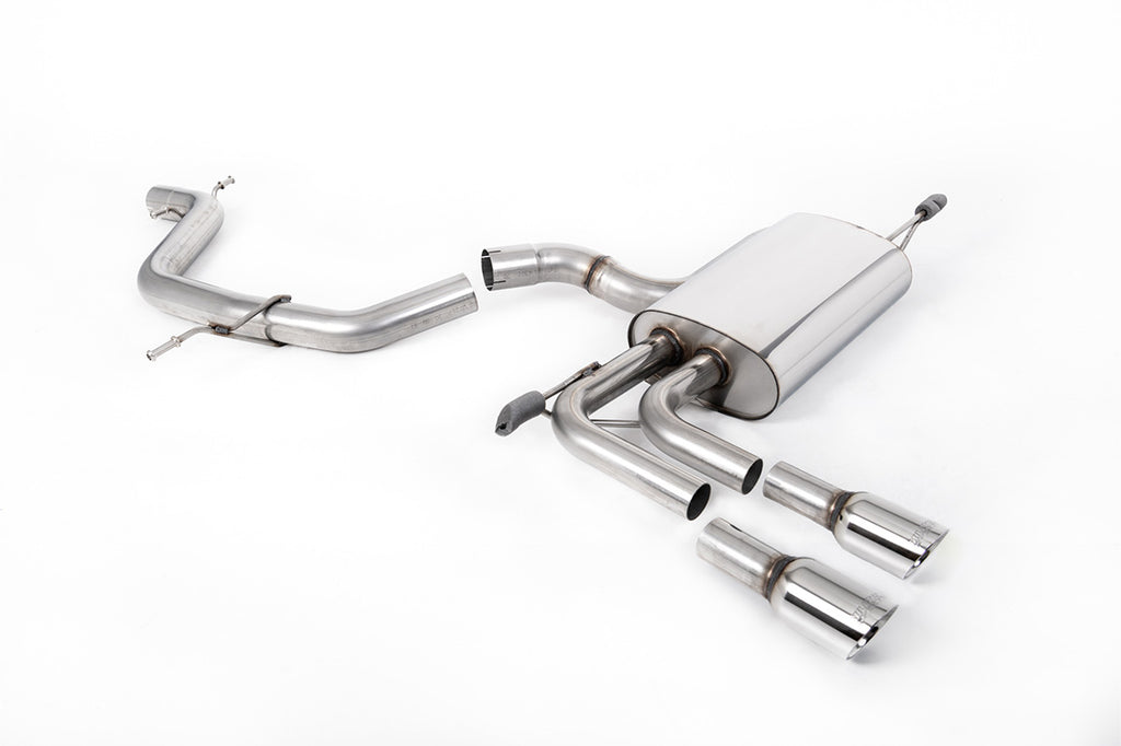 Milltek Sport Audi 8P A3 2.0T Non-Resonated Catback Exhaust