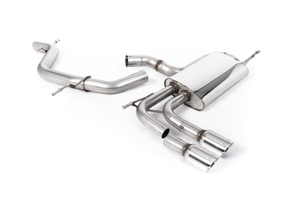 Milltek Sport Audi 8P A3 2.0T Non-Resonated Catback Exhaust