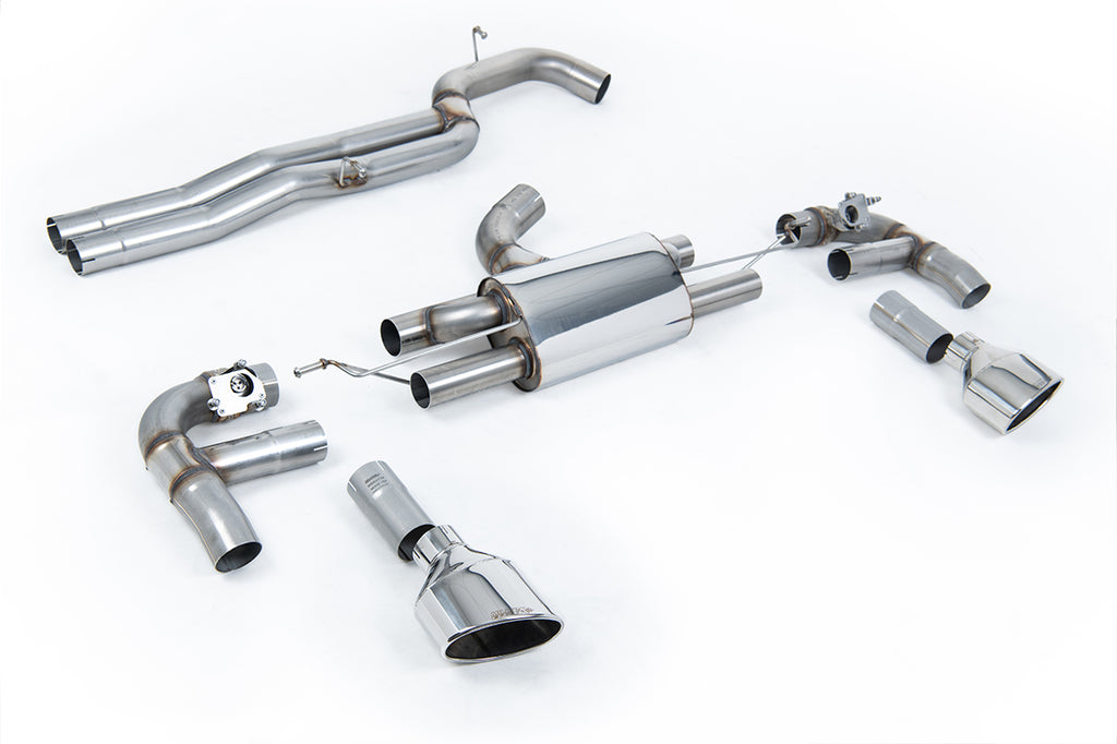 Milltek Sport Audi 8V RS3 3.15" Non-Resonated Race Catback Exhaust