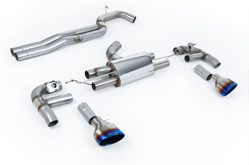 Milltek Sport Audi 8V RS3 3.15" Non-Resonated Race Catback Exhaust