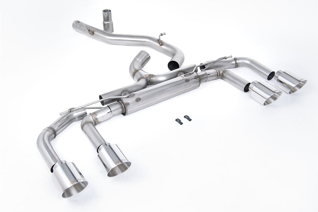 Milltek Sport Catback Exhaust System - Race, Non-Valved - VW Mk8 Golf R