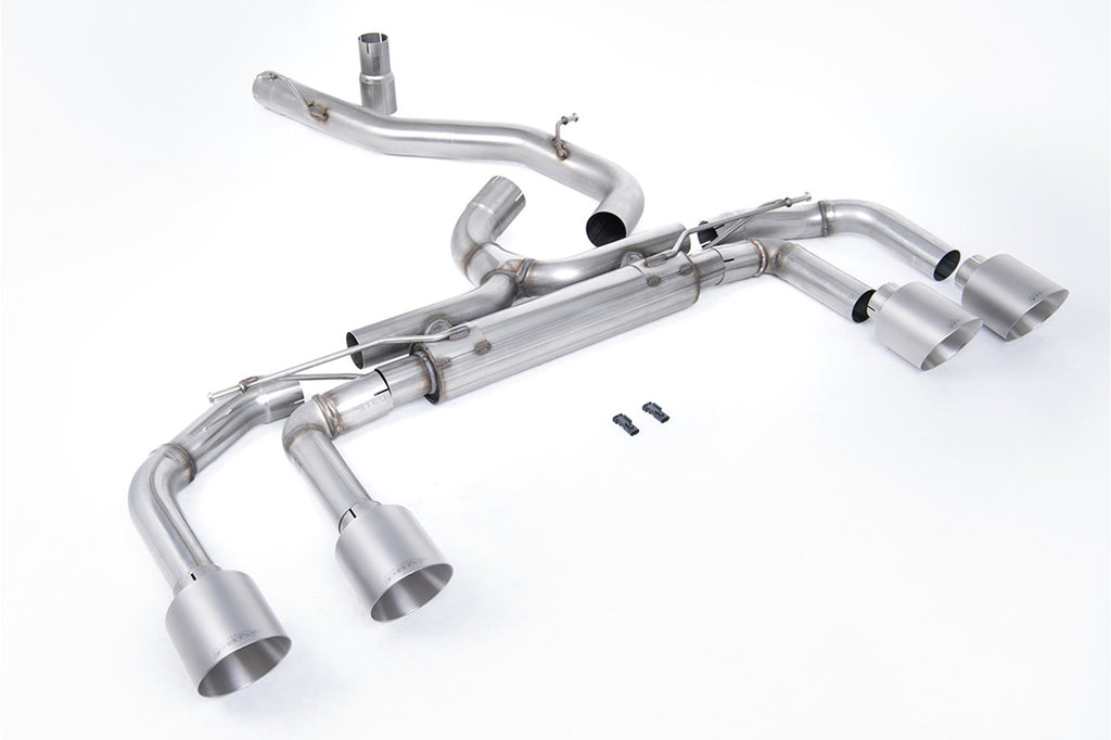 Milltek Sport Catback Exhaust System - Race, Non-Valved - VW Mk8 Golf R