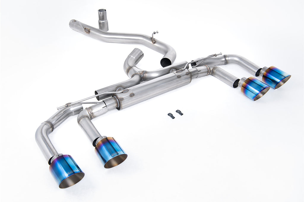 Milltek Sport Catback Exhaust System - Race, Non-Valved - VW Mk8 Golf R