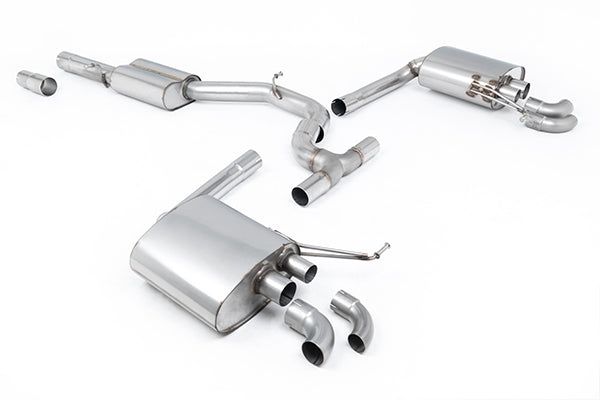 Milltek Sport VW Arteon Semi Resonated 3" Catback Exhaust System - Road+ System - 2022-2024