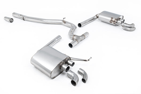 Milltek Sport VW Arteon Non-Resonated Valved 3" Catback Exhaust System - 2022-2024