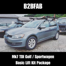 Load image into Gallery viewer, B2BFAB VW Golf | Sportwagen TDI Mk7 2015 Basic Lift Kit Package
