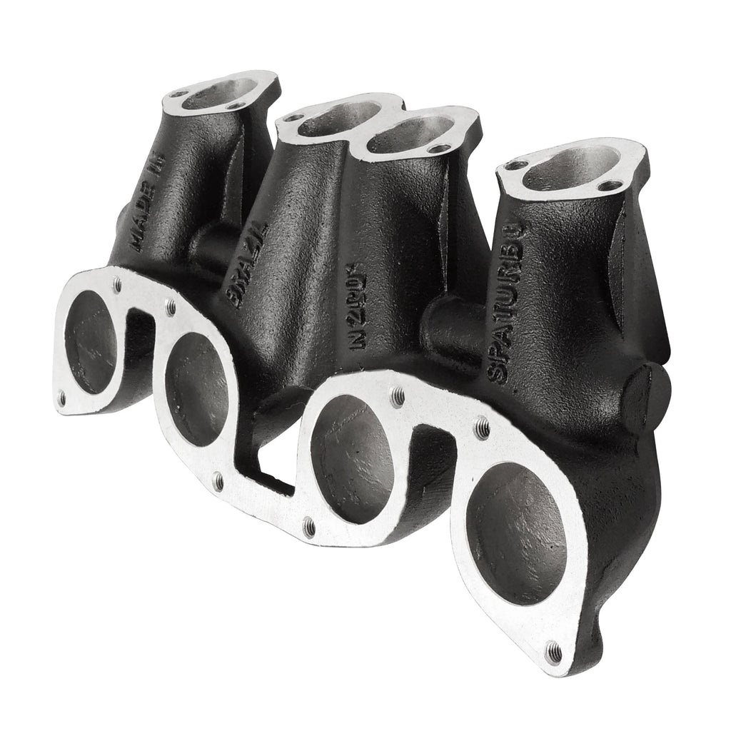 SPA Turbo VW MKI MKII GTI 1.8L 2.0L 8v SOHC dual downdraft intake manifold - Black + 0-30 PSI Fuel pressure regulator + Bracket