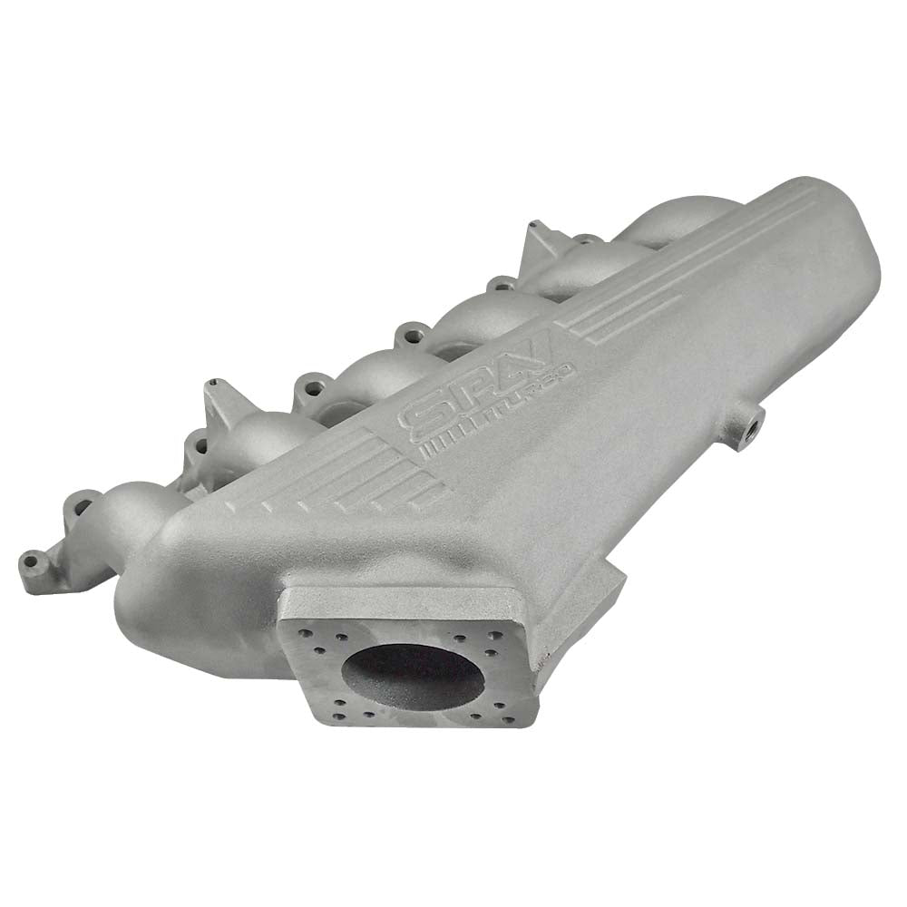 SPA Turbo TWIN SCROLL TOP MOUNT CAST TURBO MANIFOLD V-BAND WASTEGATE + CAST ALUMINUM INTAKE MANIFOLD OEM THROTTLE for BMW E36 325 328 M3 (M50/M52/M54) - PRE-SALE