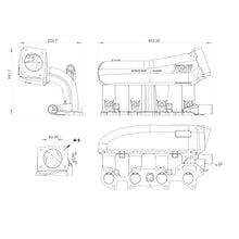 Load image into Gallery viewer, SPA Turbo INTAKE MANIFOLD CHEVY CHEVETTE / PONTIAC T1000 / ACADIAN 1.4 / 1.6L TOWARD FRONT THROTTLE