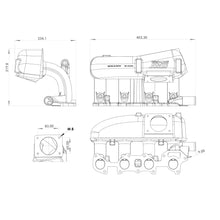 Load image into Gallery viewer, SPA Turbo INTAKE MANIFOLD CHEVY CHEVETTE / PONTIAC T1000 / ACADIAN 1.4 / 1.6L TOWARD MIDDLE THROTTLE