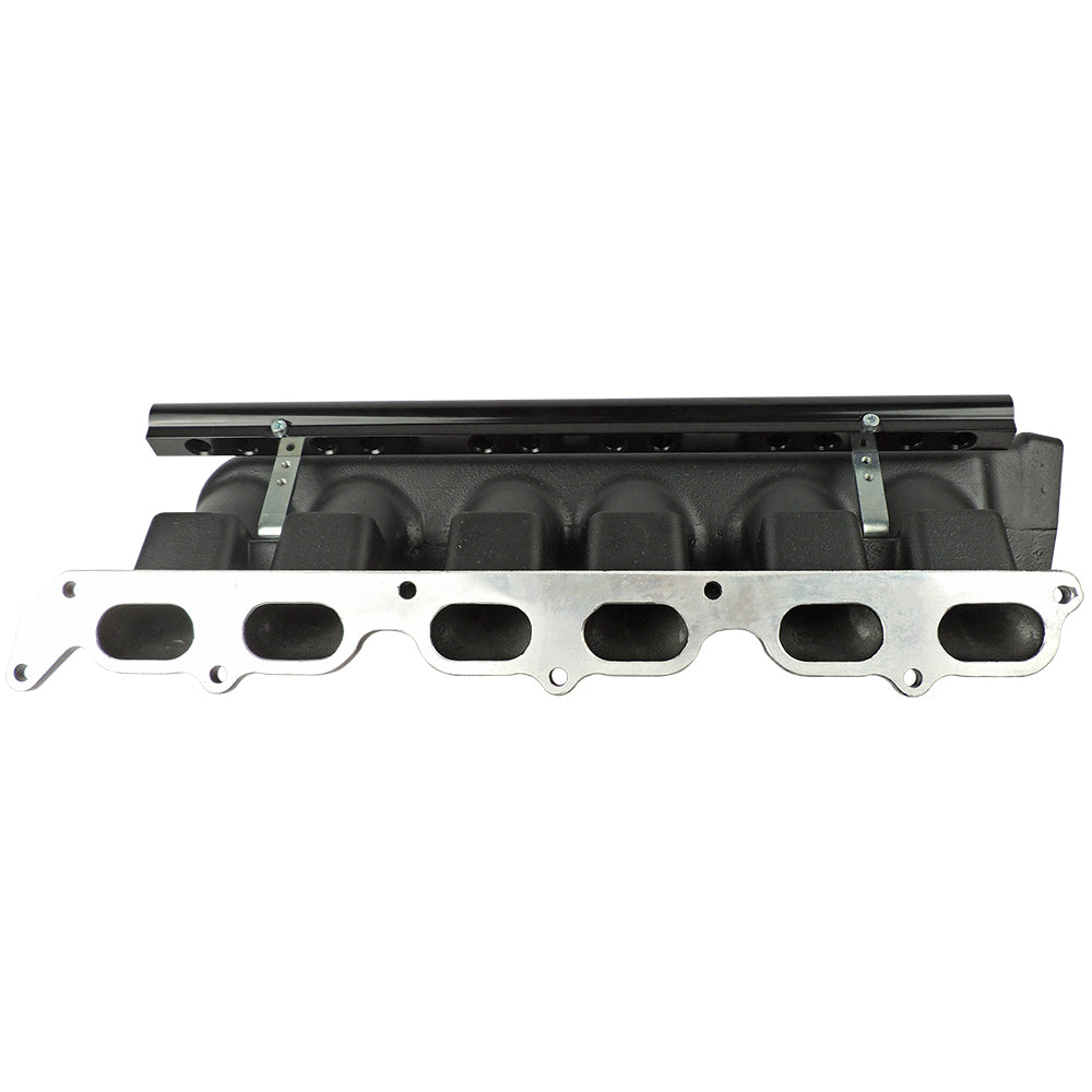 SPA Turbo Toyota / Lexus 2JZ-GTE T4 High Performance Twin Scroll Turbo Manifold + intake manifold - 12 Injectors - Black