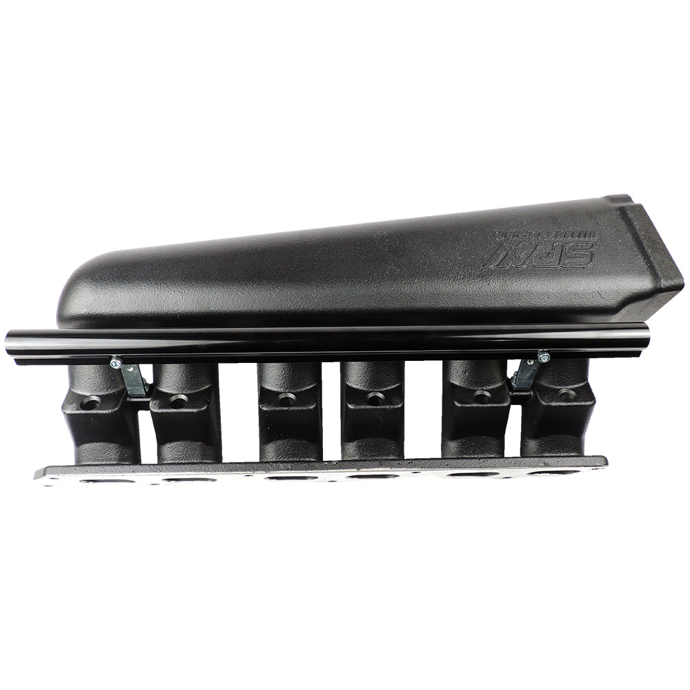 SPA Turbo 93-02 Supra 2JZ GTE intake manifold - 6 Injectors - Black