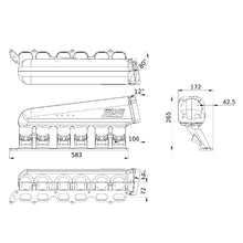 Load image into Gallery viewer, SPA Turbo 93-02 Supra 2JZ GTE intake manifold - 6 Injectors - Black