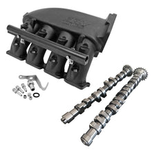 Load image into Gallery viewer, SPA Turbo CAST ALUMINUM INTAKE MANIFOLD FOR TRANSVERSE VW/AUDI 1.8T WITH 4 INJECTORS FUEL RAIL KIT (RIGHT SIDE OEM THROTTLE) - BLACK + 252 / 260 HIGH PERFORMANCE CAMSHAFT SET FOR VW/AUDI 1.8L 20V