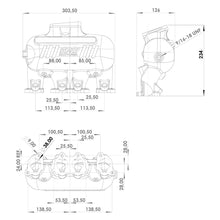 Load image into Gallery viewer, SPA Turbo INTAKE MANIFOLD VW 8V CROSS FLOW LONGITUDINAL - 8 INJECTORS - WITHOUT BOLT HOLES