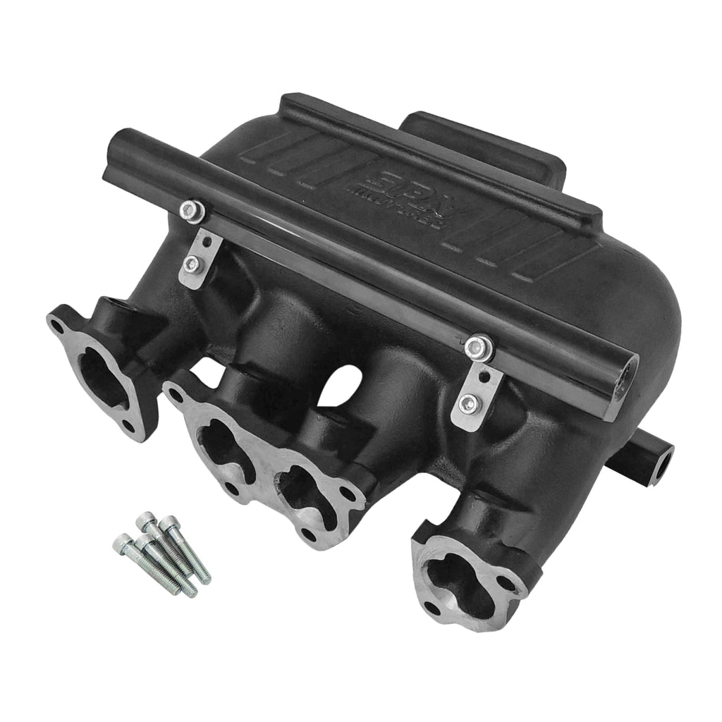 SPA Turbo INTAKE MANIFOLD VW 8V CROSS FLOW LONGITUDINAL - 8 INJECTORS - WITHOUT BOLT HOLES - BLACK