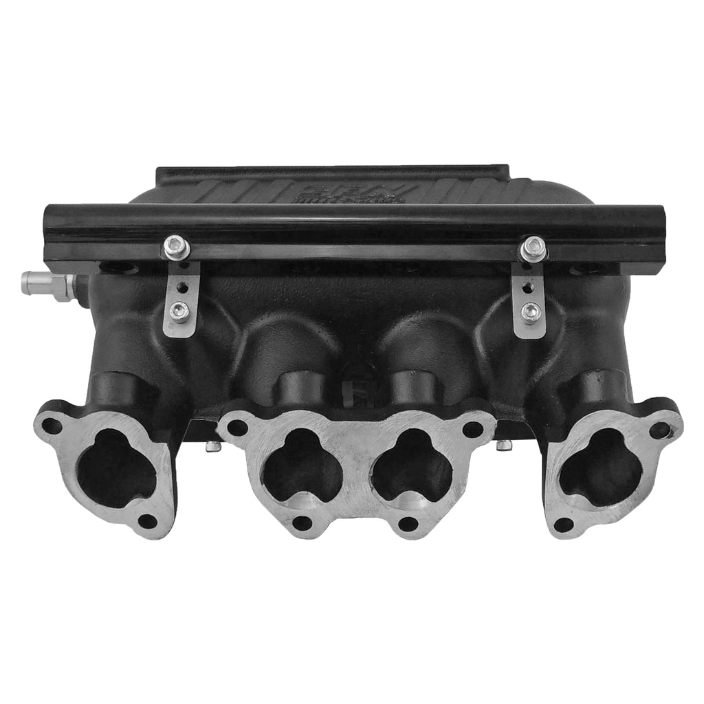 SPA Turbo INTAKE MANIFOLD VW 8V CROSS FLOW LONGITUDINAL - 8 INJECTORS - WITHOUT BOLT HOLES - BLACK