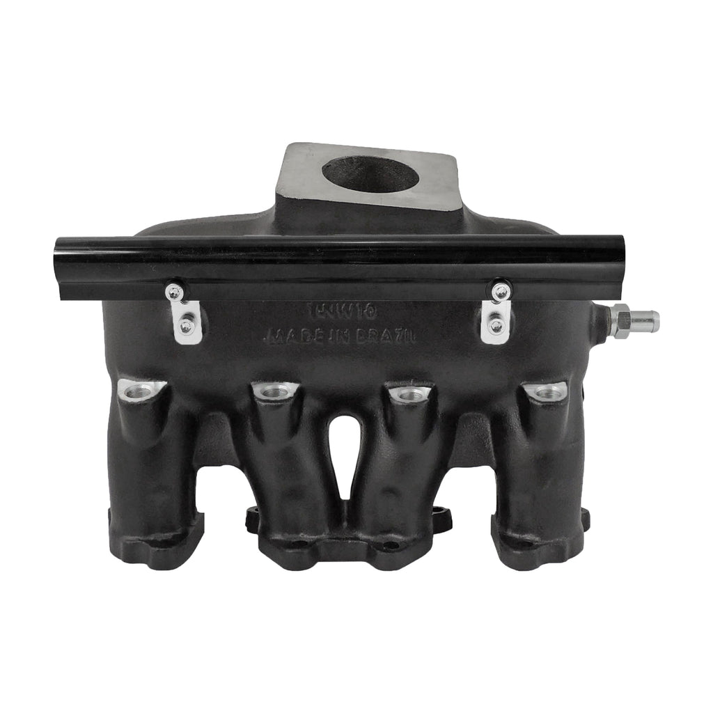 SPA Turbo INTAKE MANIFOLD VW 8V CROSS FLOW LONGITUDINAL - 8 INJECTORS - WITHOUT BOLT HOLES - BLACK