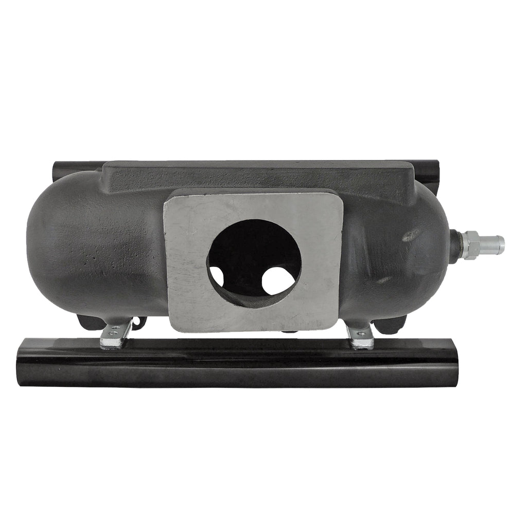 SPA Turbo INTAKE MANIFOLD VW 8V CROSS FLOW LONGITUDINAL - 8 INJECTORS - WITHOUT BOLT HOLES - BLACK