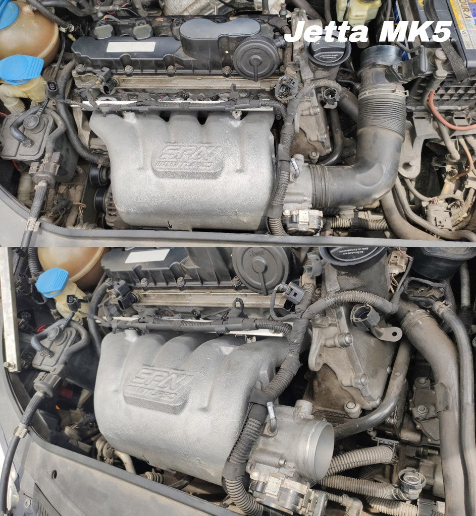 SPA Turbo VW Jetta / Golf MK5 2.5L 5 cylinder 20V 07K T3 top mount turbo manifold + Intake manifold