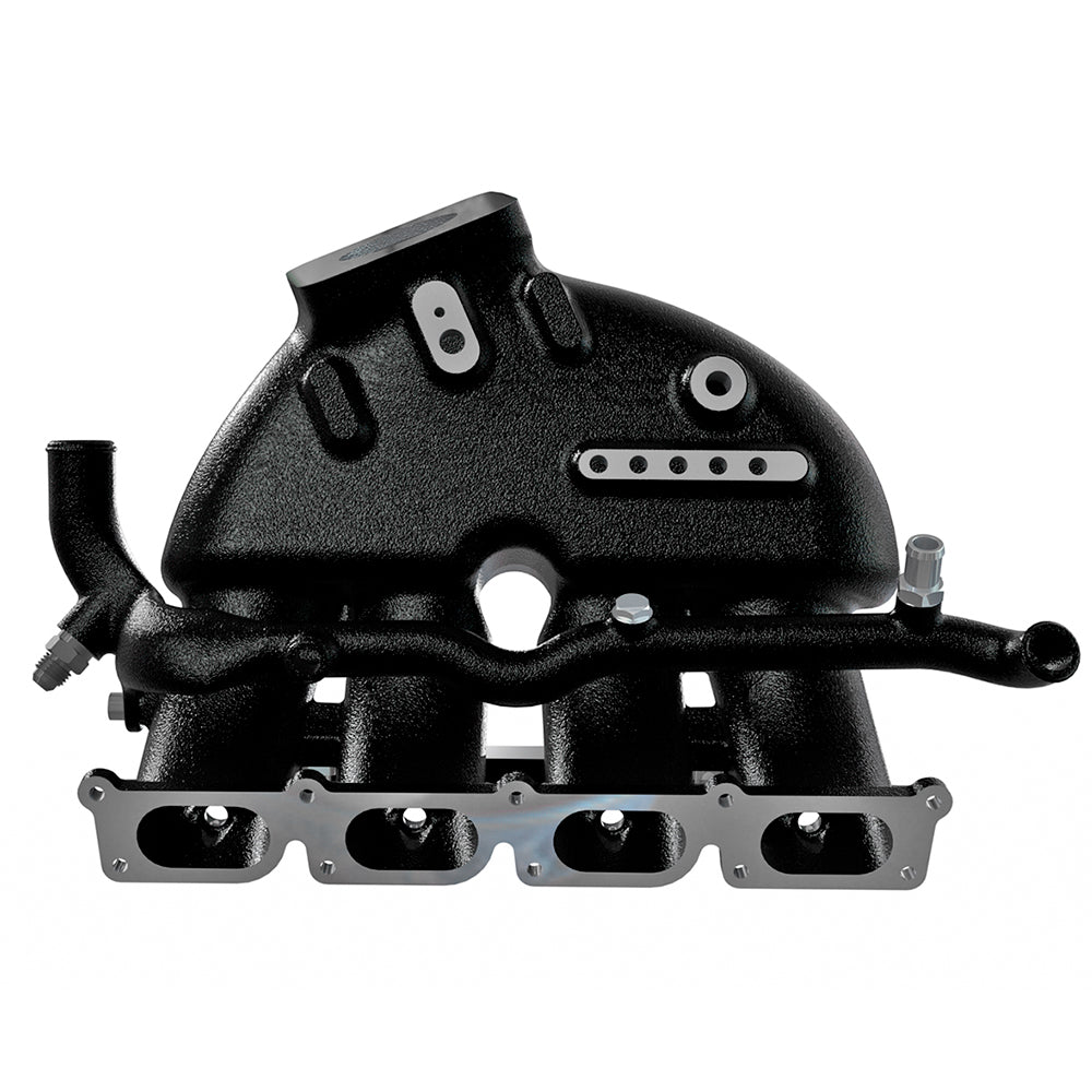 SPA Turbo Cast Aluminum Intake Manifold for longitudinal VW/AUDI 1.8T with 4 injectors Fuel Rail Kit (without throttle bolt holes) Black - PRE SALE