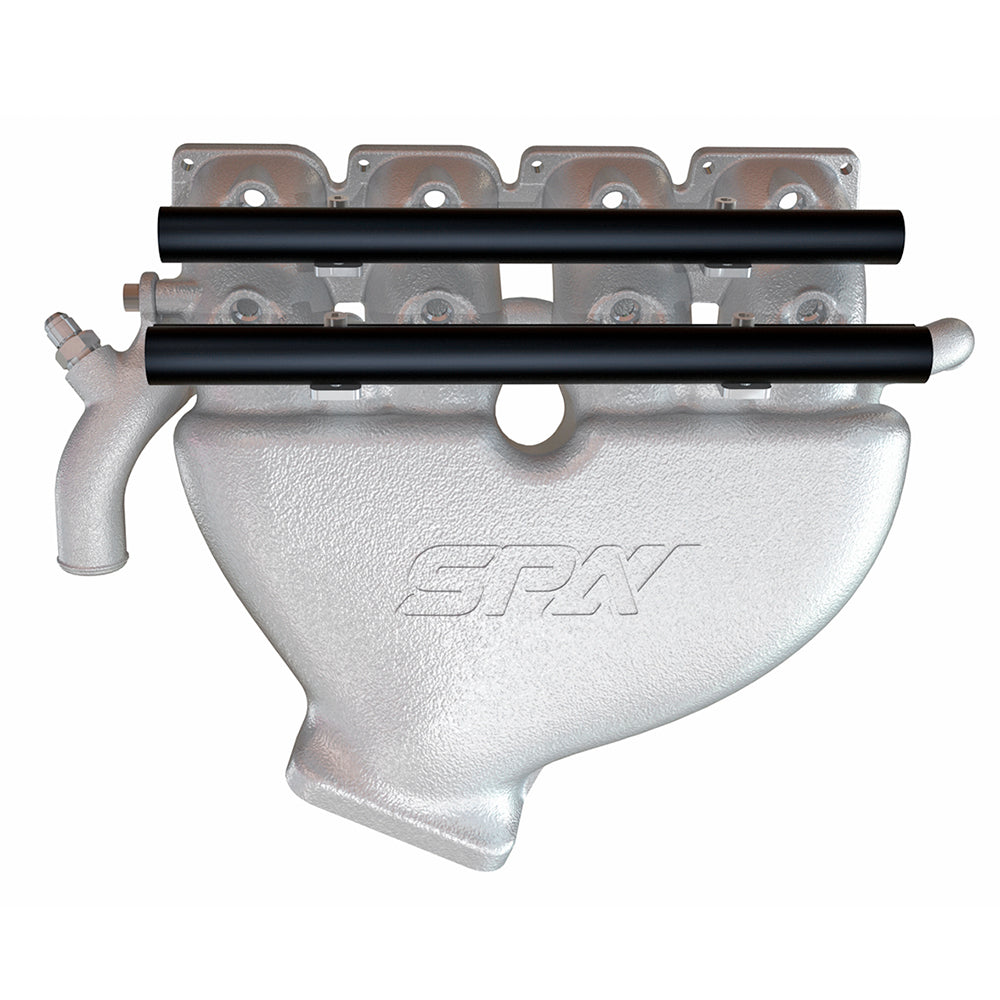 SPA Turbo Cast Aluminum Intake Manifold for longitudinal VW/AUDI 1.8T with 8 injectors Fuel Rail Kit (without throttle bolt holes) - PRE SALE