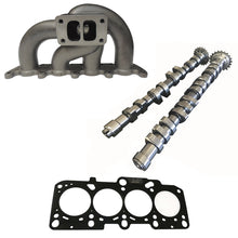 Load image into Gallery viewer, SPA Turbo VW/AUDI 1.8L 20V transverse T3 twin scroll turbo manifold  + 252 / 260 performance camshaft set + 2.50mm decompression MLS head gasket