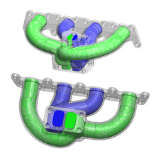 Load image into Gallery viewer, SPA Turbo VW MKIV GTI T3 twin scroll turbo manifold + Cast Aluminum Intake Manifold + 252 / 260 High Performance Camshaft set