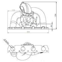 Load image into Gallery viewer, SPA Turbo 2.0L TSI / FSI T3 Twin Scroll Turbo Exhaust Manifold Transverse Engines + Aluminum intake manifold - NEW VERSION! - PRE SALE