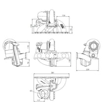 Load image into Gallery viewer, SPA Turbo VW MKIV GTI T3 Twin Scroll Top Mount Turbo Manifold - TMA16 EVOLUTION