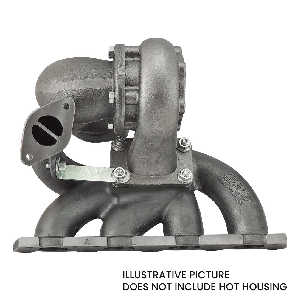 SPA Turbo VW MKIV GTI T3 Twin Scroll Top Mount Turbo Manifold - TMA16 EVOLUTION