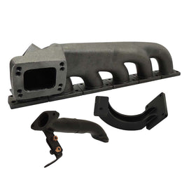 SPA Turbo BMW E36 M3 S50 TU M5X Turbo Exhaust Manifold - TMB01 + Turbo Motor Mount + Wastegate mount WG 2 bolt mount