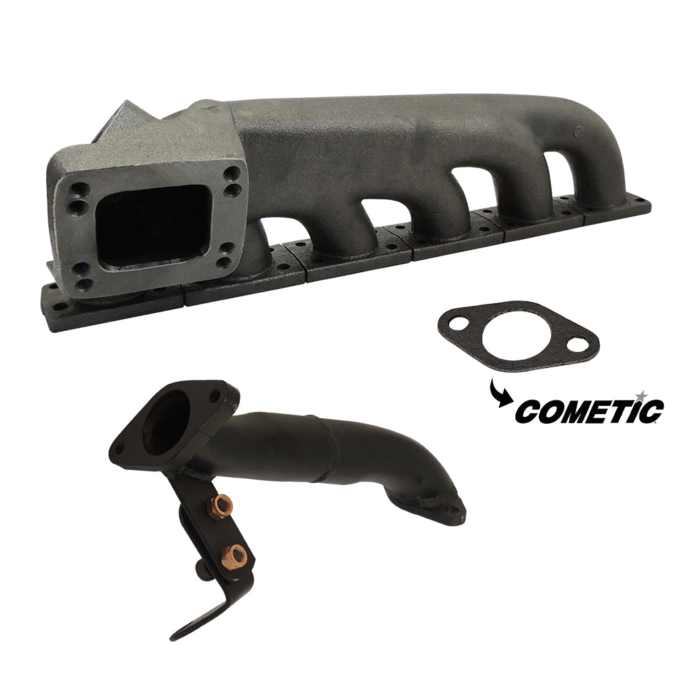 SPA Turbo BMW E36 M3 S50 TU M5X Turbo Exhaust Manifold + WASTEGATE MOUNT WG 2 BOLT MOUNT + COMETIC WASTEGATE FLANGE GASKET