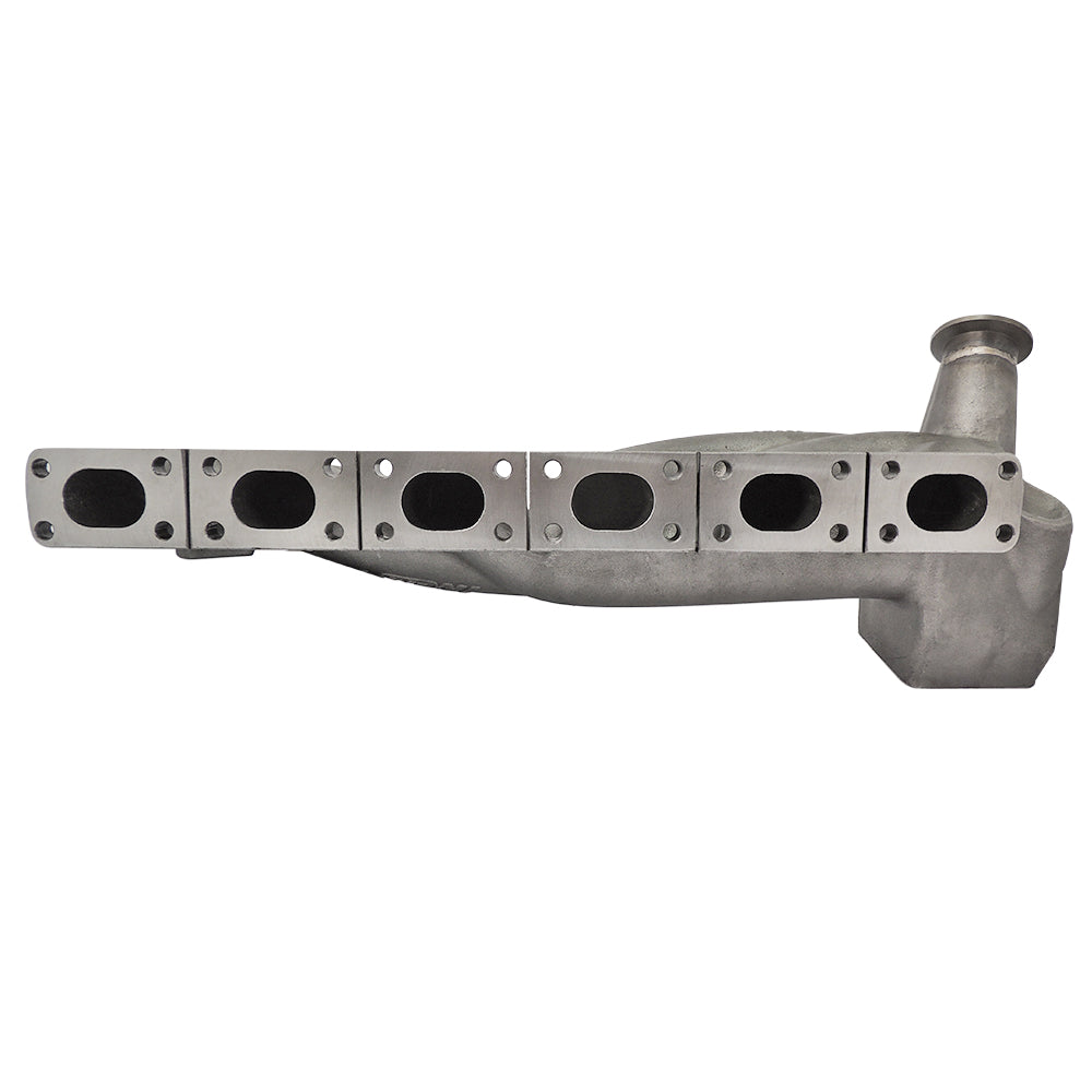 SPA Turbo TWIN SCROLL TOP MOUNT CAST TURBO MANIFOLD V-BAND WASTEGATE + CAST ALUMINUM INTAKE MANIFOLD OEM THROTTLE for BMW E36 325 328 M3 (M50/M52/M54) - PRE-SALE