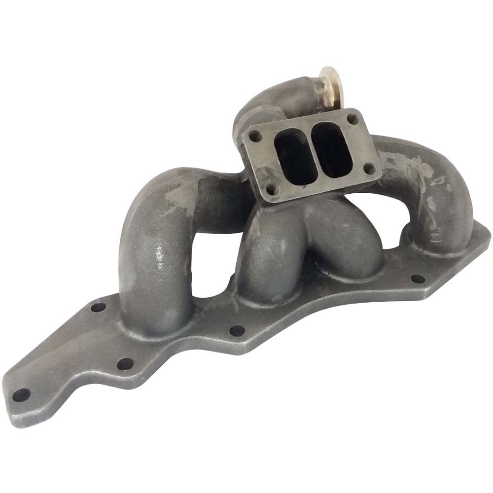 SPA Turbo Ford Focus SE Duratec Twin scroll T3 turbo manifold 90 degree wastegate