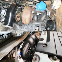 Load image into Gallery viewer, SPA Turbo 8th gen Honda Civic SI (K20 engine) TWIN SCROLL CAST TURBO MANIFOLD V-BAND WASTEGATE